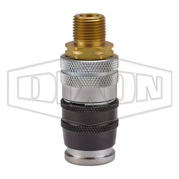 Parker by  E-Z-mate Industrial Quick Disconnect Coupler, 3/8-18 Nominal, Quick Disconnect Coupler x