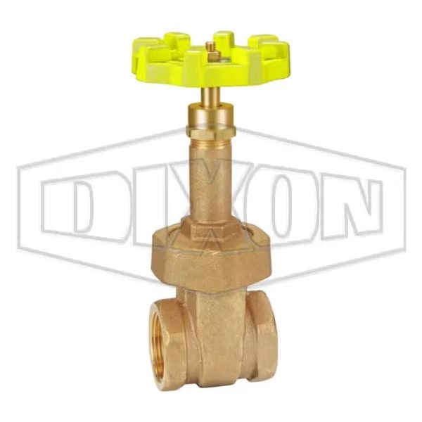 Gate Valve, 1-1/4 in, FNPT, Class 150, Bronze Body, Malleable Iron Hand wheel Actuator