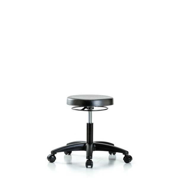 Desk Stool, Poly, Casters