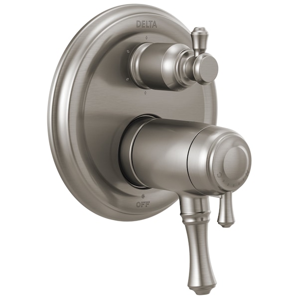 Cassidy Traditional 2-Handle TempAssure 17T Series Valve Trim with 6-Setting Integrated Diverter