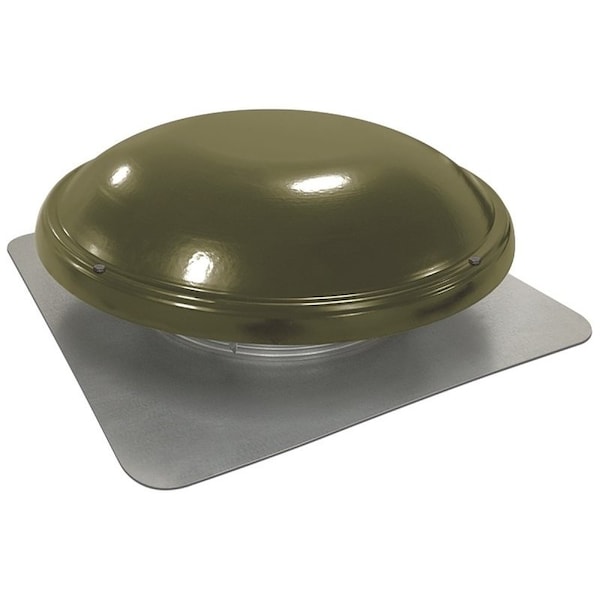 Master Flow ERV5WW Power Attic Vent, 1250 cfm, 600 sq-in Net Free Ventilating Area, Steel