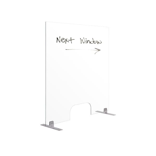 Protector Frameless Glass Countertop With 24''x36'' Transparent Panel