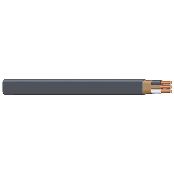 NM-B Non-Metallic Building Cable, Copper, 8 AWG, 2C, Solid, 500 ft
