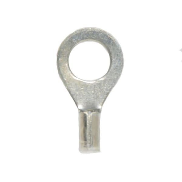 Ring Terminal, 1/4 in Stud Size, 18 AWG, 600 V, 1000 PK