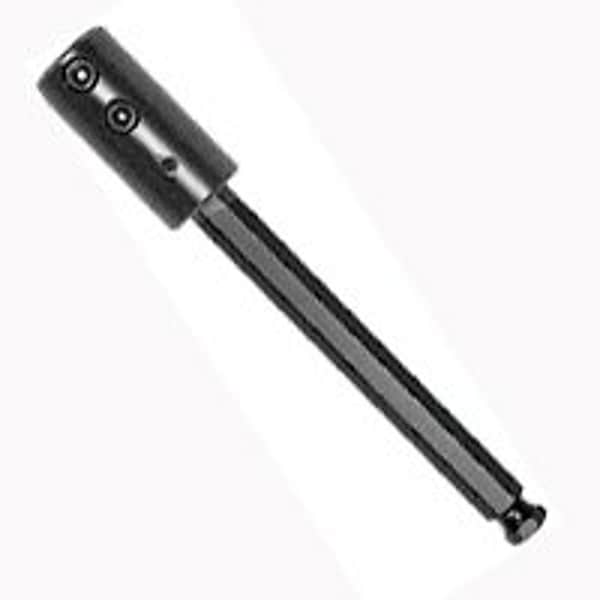 Hole Saw Extension, 12 in Shank, 512 in L, Hex Shank