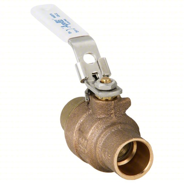 3/4" Sweat Bronze Ball Valve 2-Way