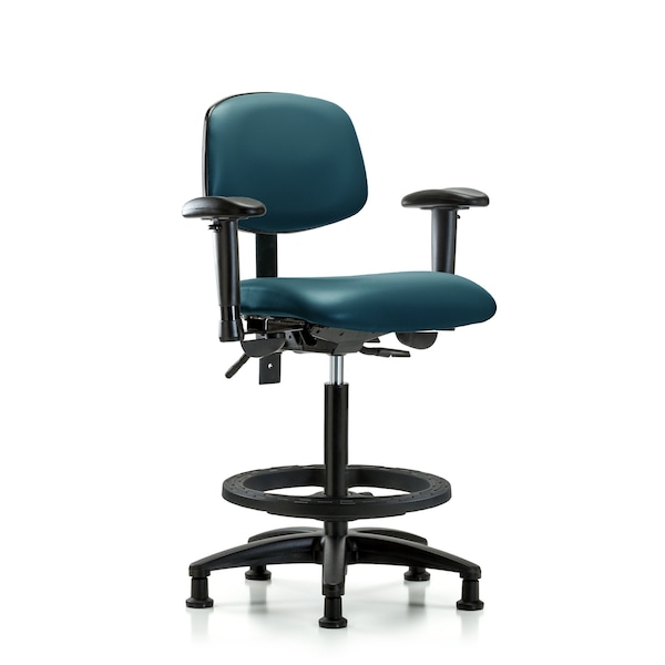 Vinyl Chair, Vinyl, Adjustable Arms