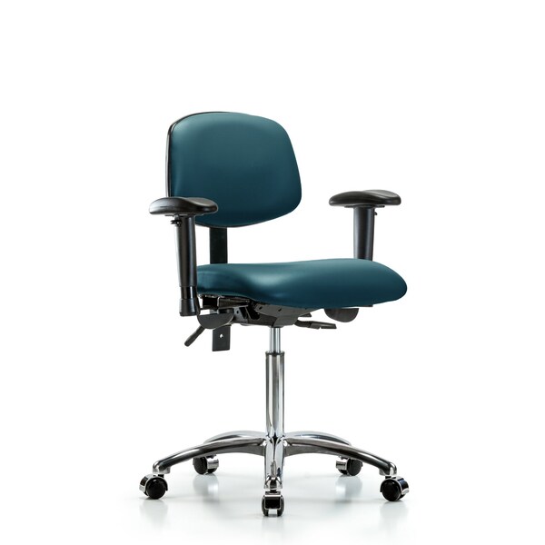 Vinyl Chair, Vinyl, Adjustable Arms