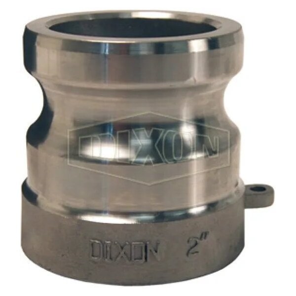 Cam and Groove Adapter, 5 in, Socket Weld x SCH 40 Pipe, 316 SS, Domestic