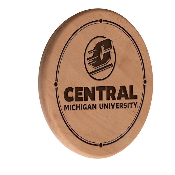 Central Michigan University 13" Laser Engraved Solid Wood Sign