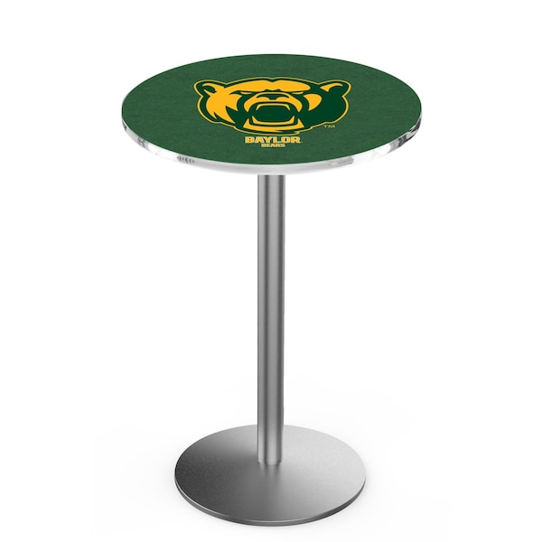 42" Stainless Steel Baylor Pub Table, 36" dia. Top