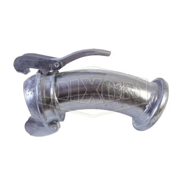 Type B 45Deg Quick Connect Elbow, 8 in, Female x Male, Steel, Domestic
