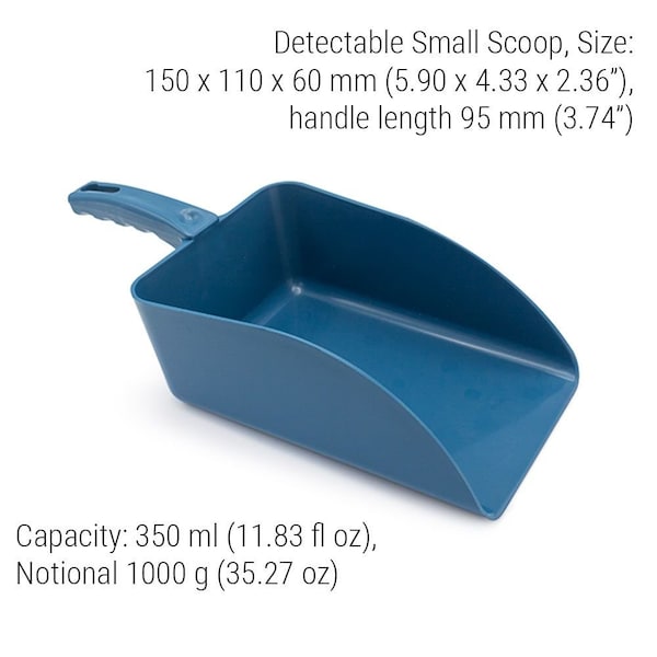 Scoop, 5.9 in L, Blue, PK5