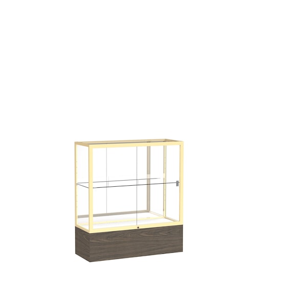 Counter Display Case 36x40x14, Mirror, Champange