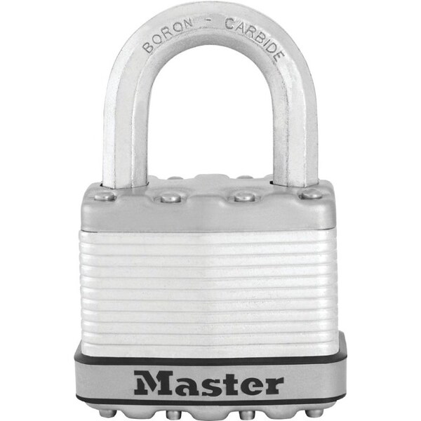 Magnum Series Padlock, Keyed Different Key, 38 in Dia Shackle, 1 in H Shackle