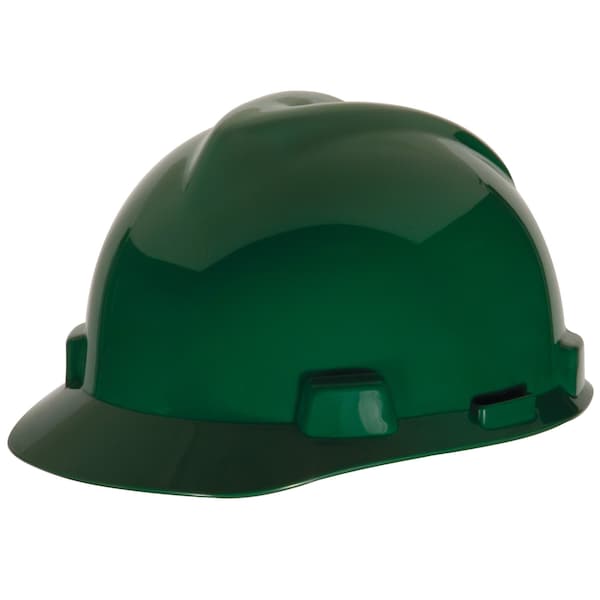 Hard Hat, Super V, High Density Polyethylene, Fas-Trac III, Type 2, Class E, Green