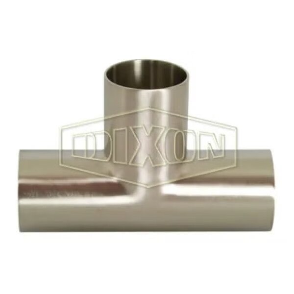 Weld Tee, Long, Fitting/Connector Type: Tee, 1-1/2 in Nominal Size, 0.065 in Thickness, 304 SS, Poli