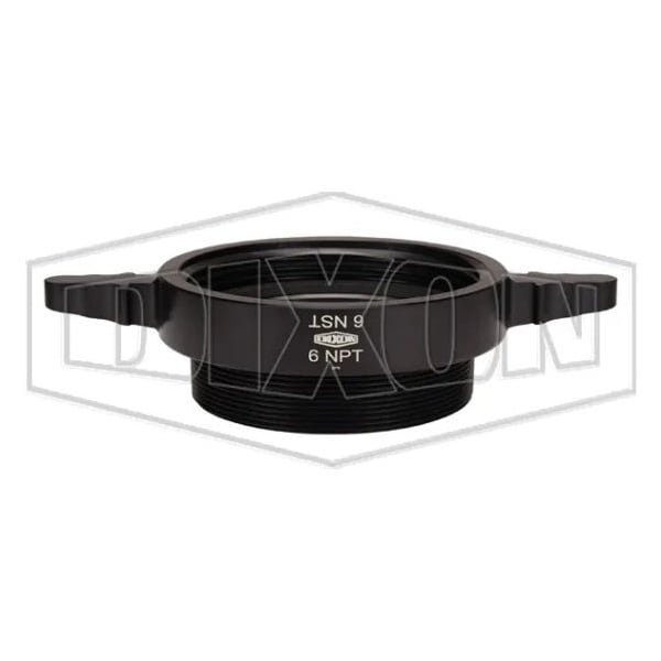 Style N56 Long Handle Hydrant Adapter, 6 in, Female NST NH x MNPT Connection, Aluminum, Hardcoat A