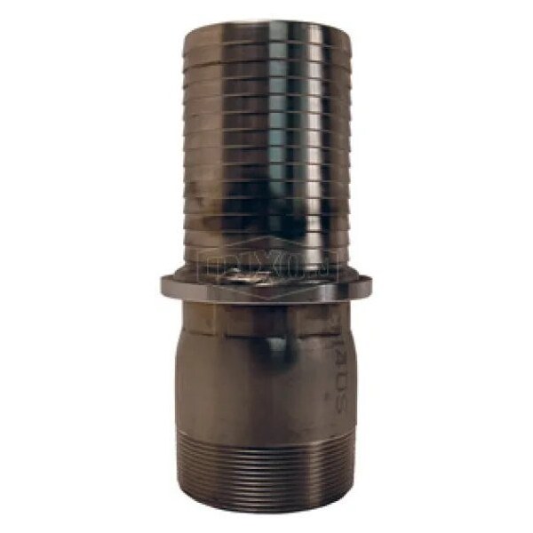 LP Boss Stem, 3 in, MNPT x Hose Shank, Stainless Steel