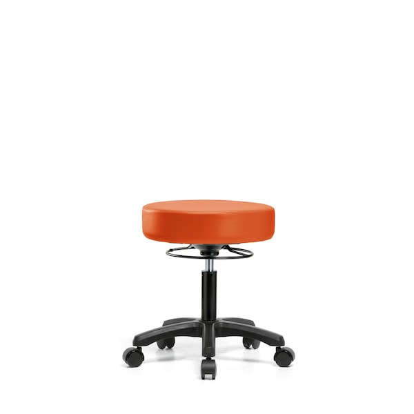 Desk Mini-Stools, Vinyl, Casters, Org