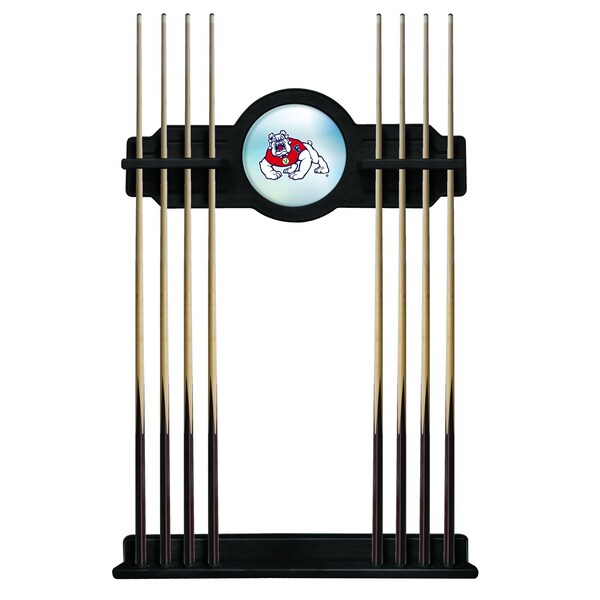 Fresno State Cue Rack in Black Finish