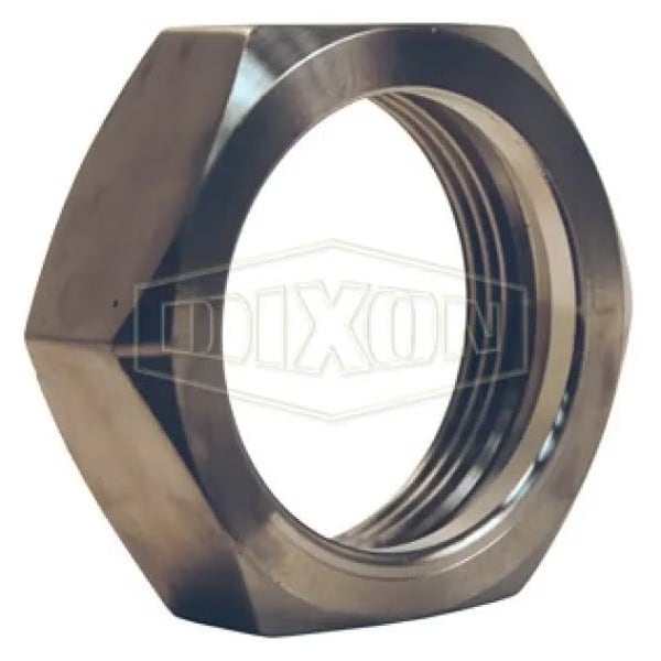 13 H Internal Expansion Sanitary Hex Nut, Female Bevel Seat, 2 in Thread, 304 SS, Domestic