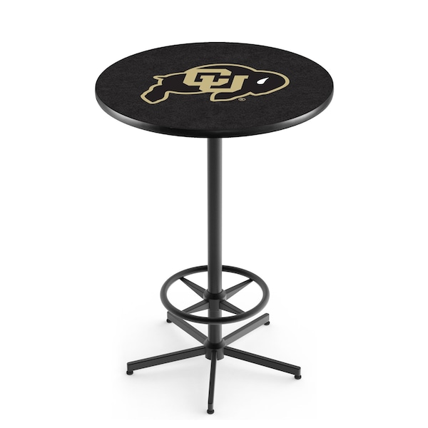 42" Black Colorado Pub Table
