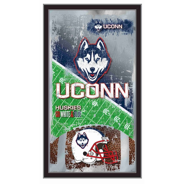 Connecticut 15" x 26" Football Mirror