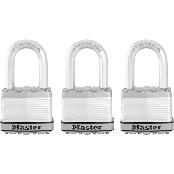 Magnum Series Padlock, Keyed Alike Key, 38 in Dia Shackle, 112 in H Shackle, Zinc, 2 in W Body