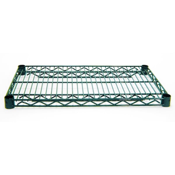 Special Value Wire Shelving, 42 in.W x 21 in.D, heavy duty, green epoxy coated, NSF