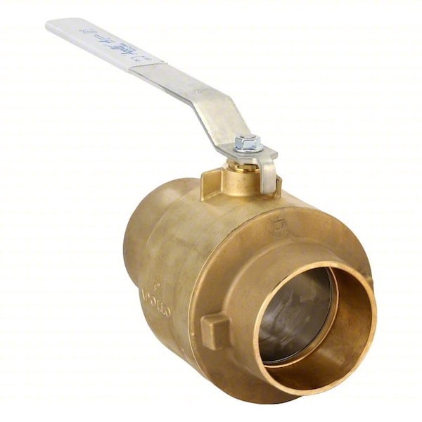 Manual 2-Way Ball Valve, Sweat, Brass