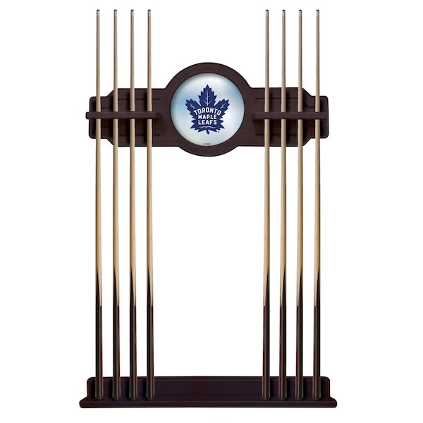 Toronto Maple Leafs Cue Rack in English Tudor Finish