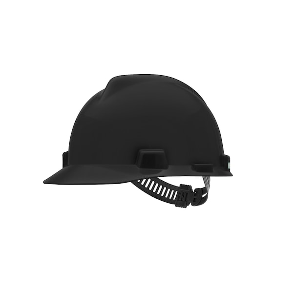 V-Gard Slotted Cap, Staz-On Suspension, Type I, Class E, Black