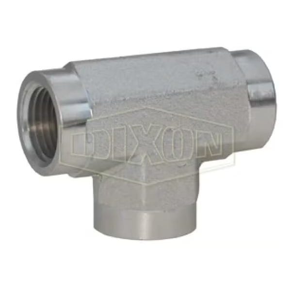Pipe Tee, 1-11-1/2 Nominal, FNPT, Steel, Domestic