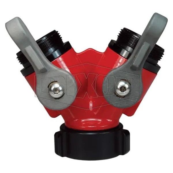 FMBV 2-Way Ball Valve with Carrying Handle, 1-1/2 in Nominal, FNST Swivel x MNPSH End Style, Al