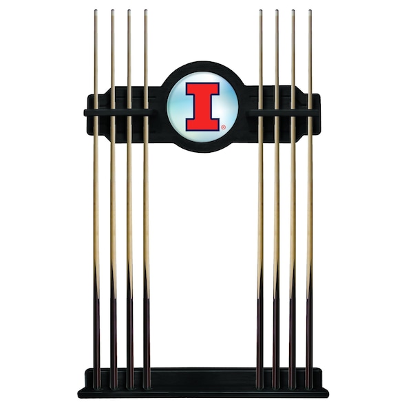 Illinois Cue Rack in Black Finish