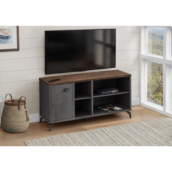 Tv Stand, 48 Inch, Console, Storage Cabinet, Living Room, Bedroom, Laminate, Grey