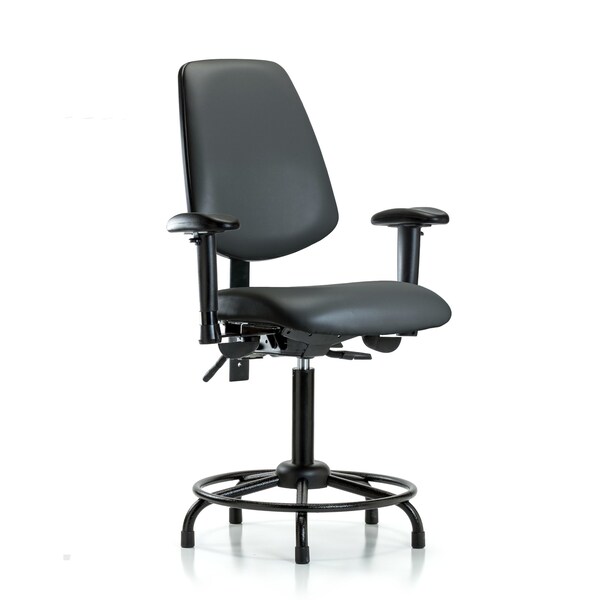 Vinyl Chair, Vinyl, Adjustable Arms