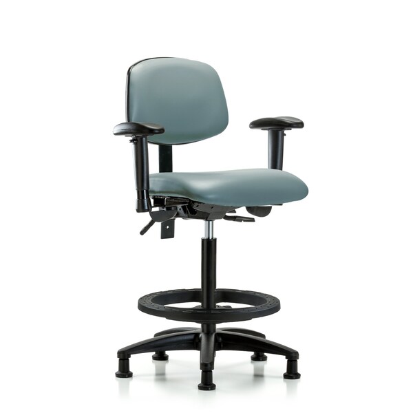 Vinyl Chair, Vinyl, Adjustable Arms