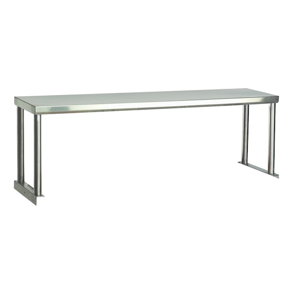 Food Table Overshelf single 62-7/16 in.W x 18 in.D x 15-1/8 in.H
