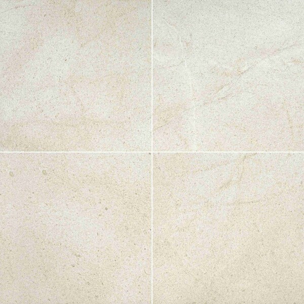 Living Style Cream 24 In. X 24 In. Glazed Porcelain Floor And Wall Tile, 4PK