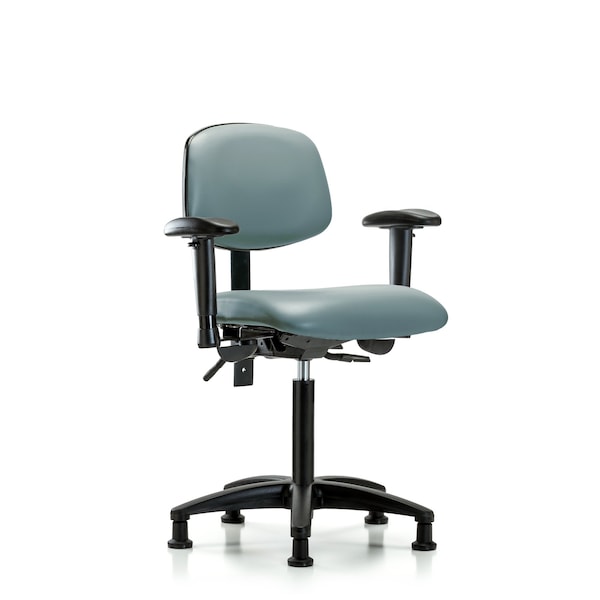 Vinyl Chair, Vinyl, Adjustable Arms