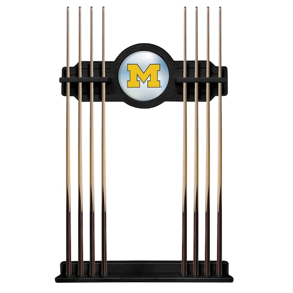 Michigan Cue Rack in Black Finish