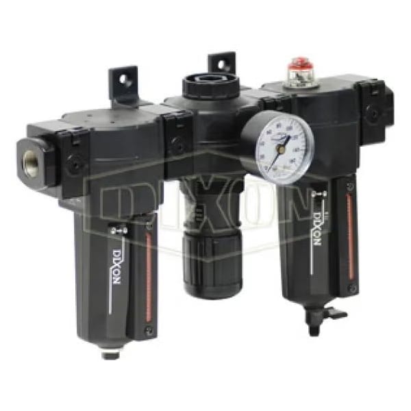 Norgren by  Standard Combination Unit with Slight Glass, 1/2 in Port, 150 SCFM Flow Rate, Aluminum B