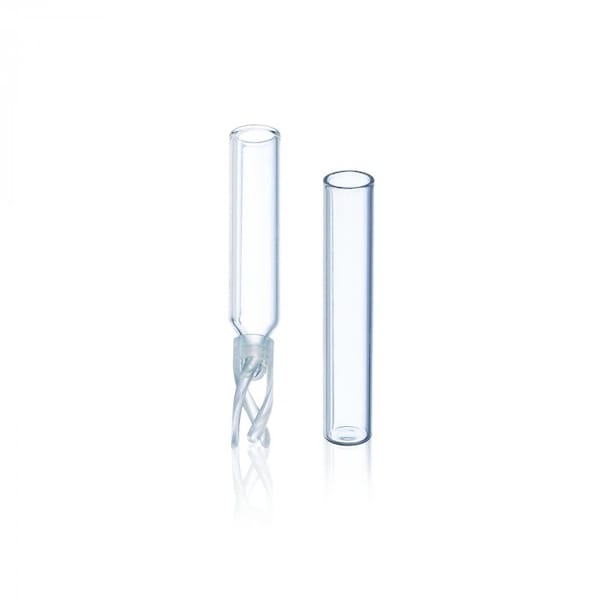 DWK Life Sciences (Wheaton) Glass Insert with Top Spring, 0.10 mL, PK200