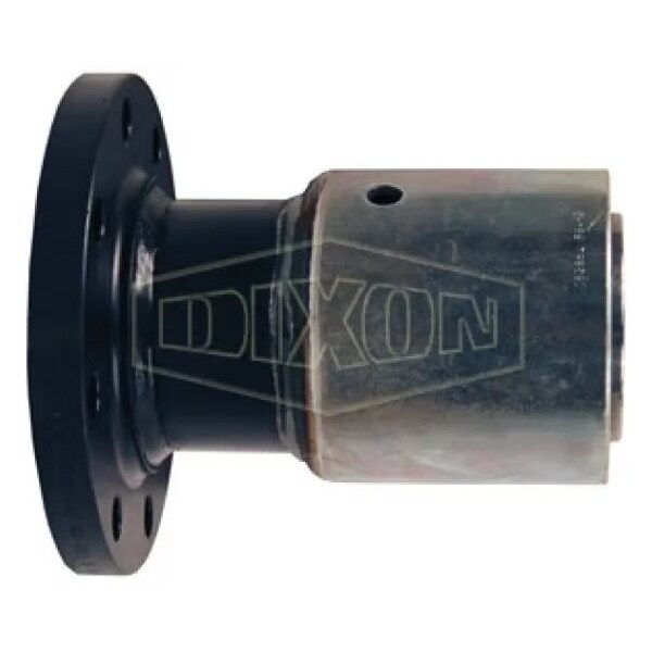 Holedall External Swage Fixed Flange, 2 ID x 2-28/64 to 2-40/64 OD in, Carbon Steel, Domestic