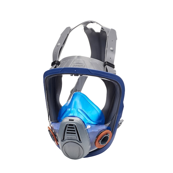 Full Face Respirator, Advantage 3200, Bayonet, Rubber Harn, Medium