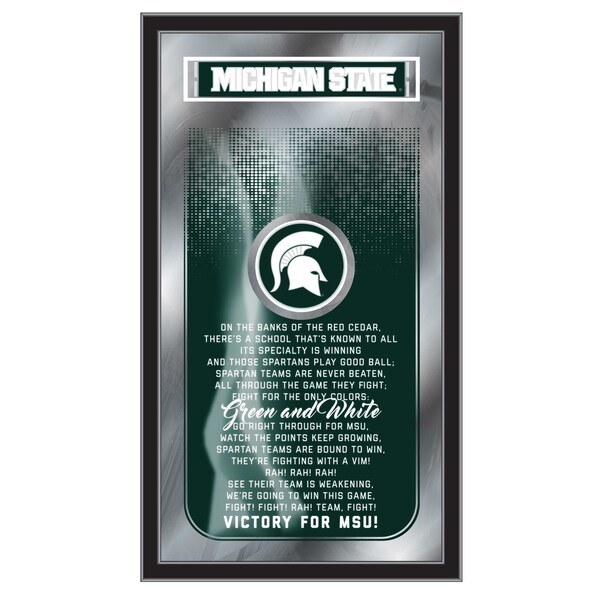 Michigan State 26" x 15" Fight Song Mirror