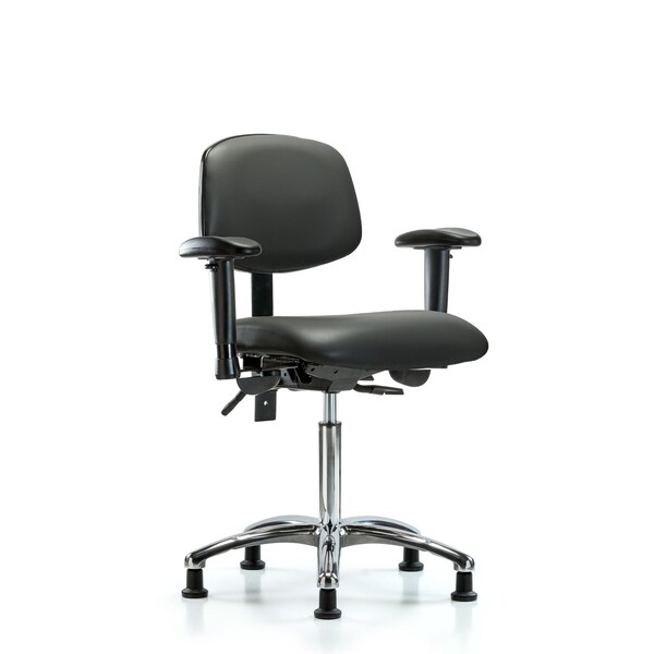 Vinyl Chair, Vinyl, Adjustable Arms