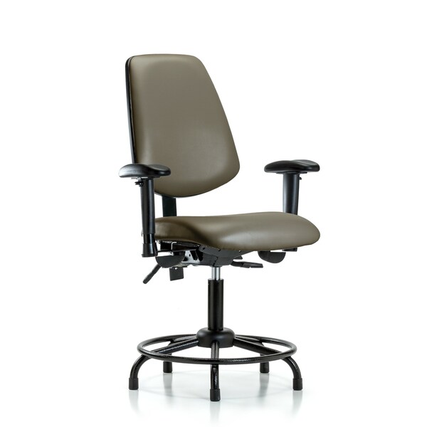 Vinyl Chair, Vinyl, Adjustable Arms